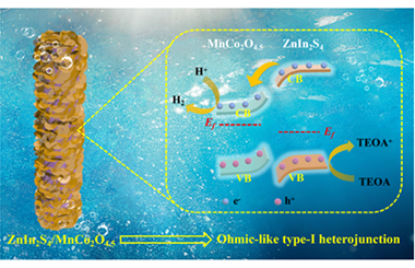 Type-I heterojunction photocatalysis: enhanced activity via ZnIn2S4/MnCo2O4.5 interfacial electric fields 2025.100620